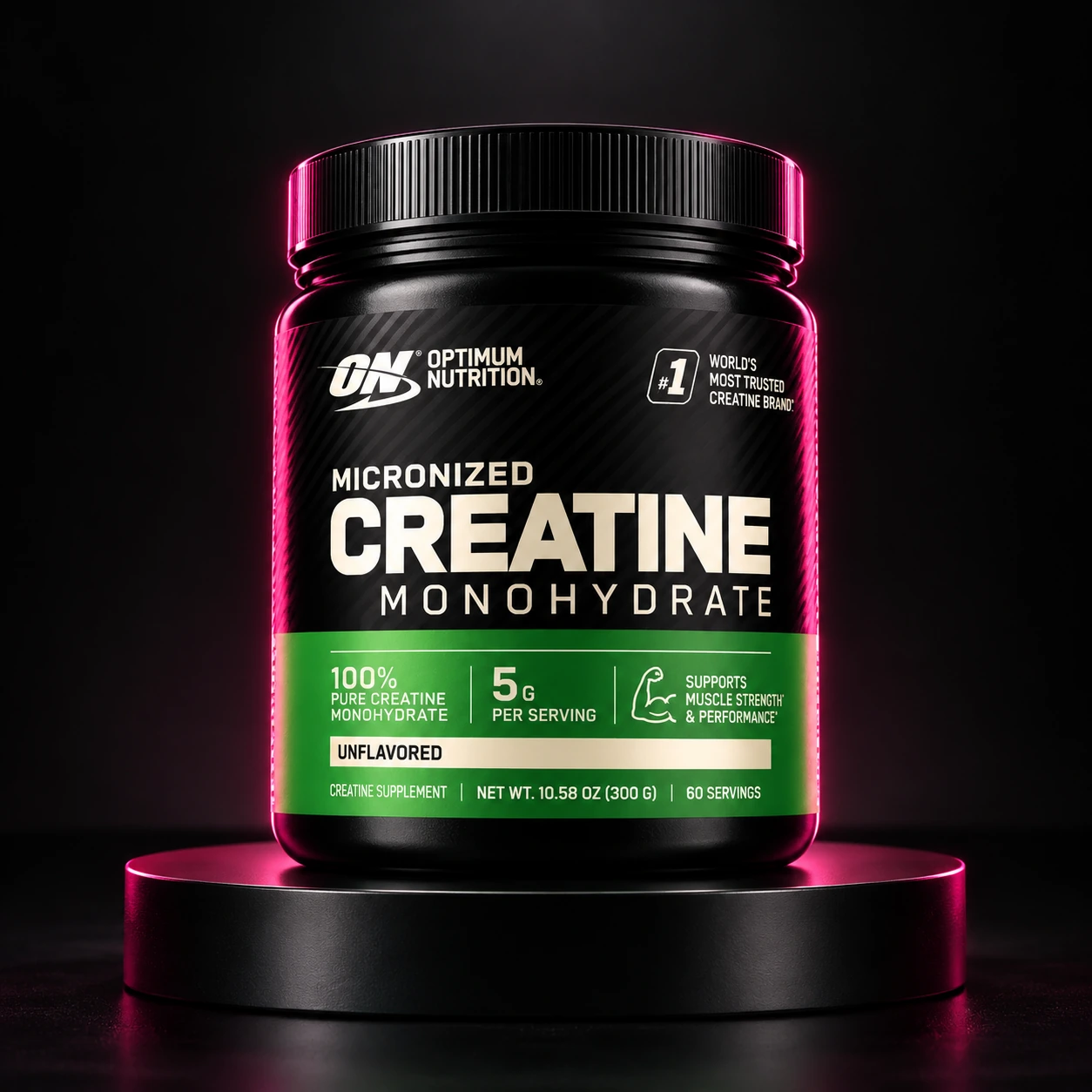 Optimum Nutrition Creatina Micronizada en Polvo